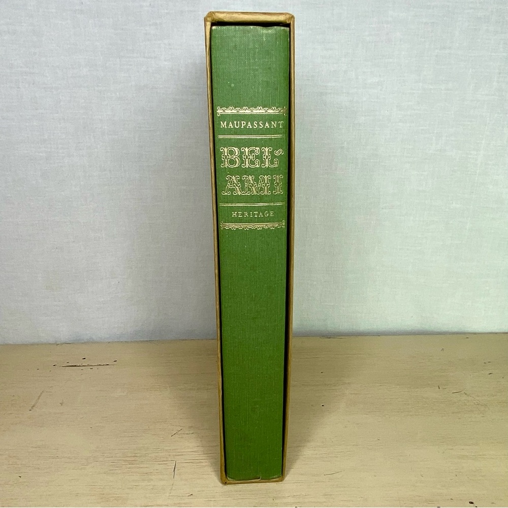 Heritage Press Bel Ami De Maupassant Green Gilt Hard Back LN 201122 Complete